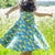 Frugi Spring Skater Dress - Short Sleeve - Echinacea