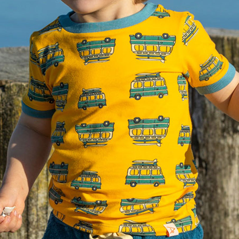 Alba Of Denmark Sunshine At The Beach T-shirt - Citrus On The Road