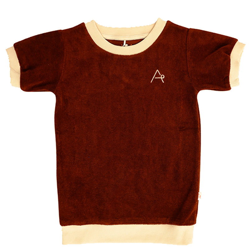 Alba Of Denmark West Sea T-shirt - Cookie Brown - Terry