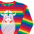 Danefae Freja the Viking A-Line Dress - Rainbow Stripes - Long Sleeve