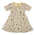 -25% off- DUNS Sweden Willow Skater Dress - Short Sleeve - Sun Kiss Cream (Generous sizing) Last one! 4-5y