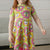 -20% off- PaaPii Bloomination Twirly Dress - Short Sleeve - Apple Green (1-7y)