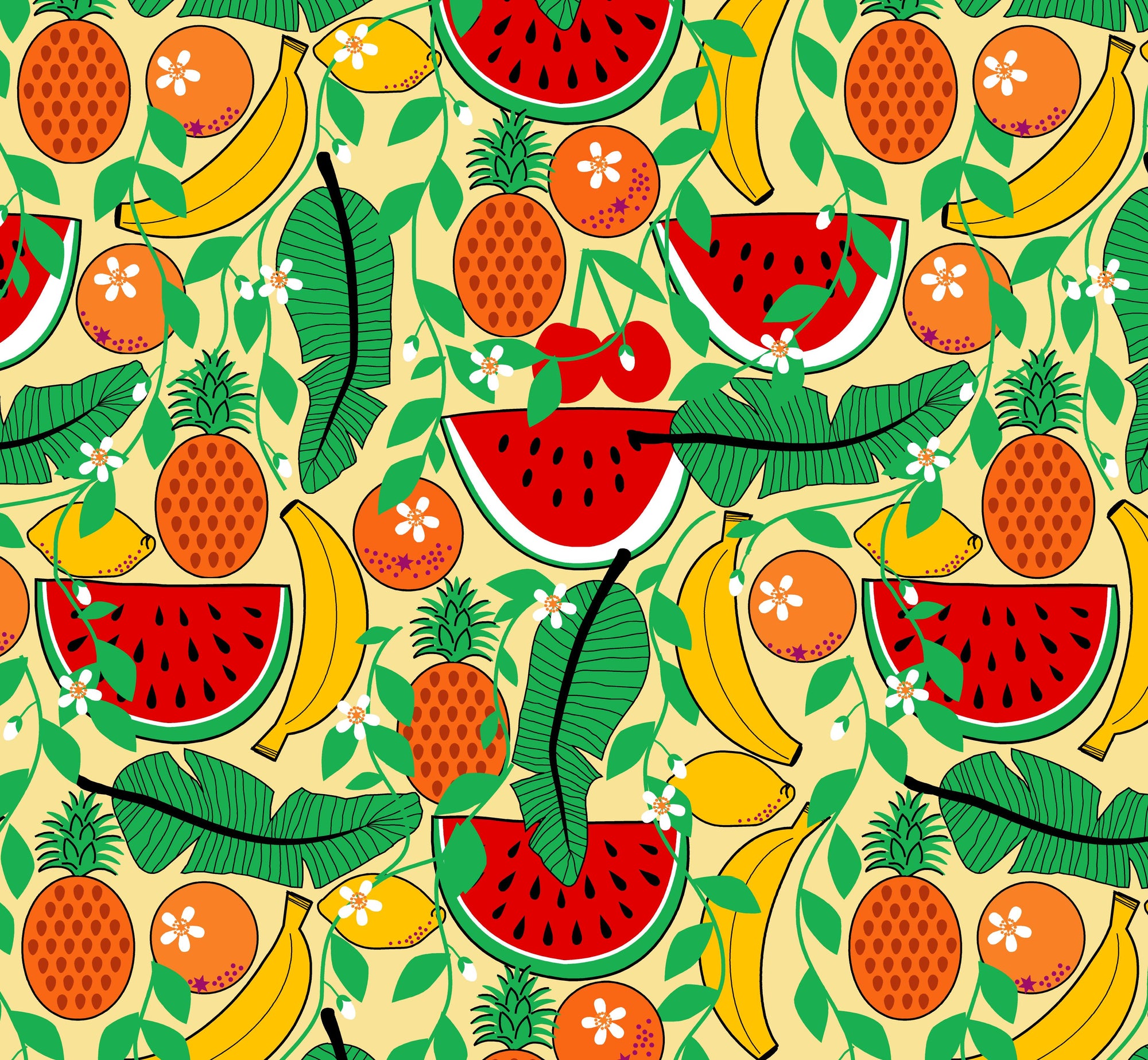 -20% off- DUNS Sweden Adult Tropical Fruit T-Shirt