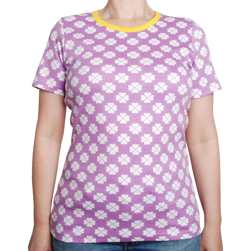DUNS Sweden Adult Clover T-Shirt - Violet Tulle Purple