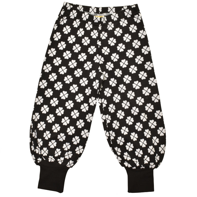 DUNS Sweden Kids Clover Baggy Pants - Black