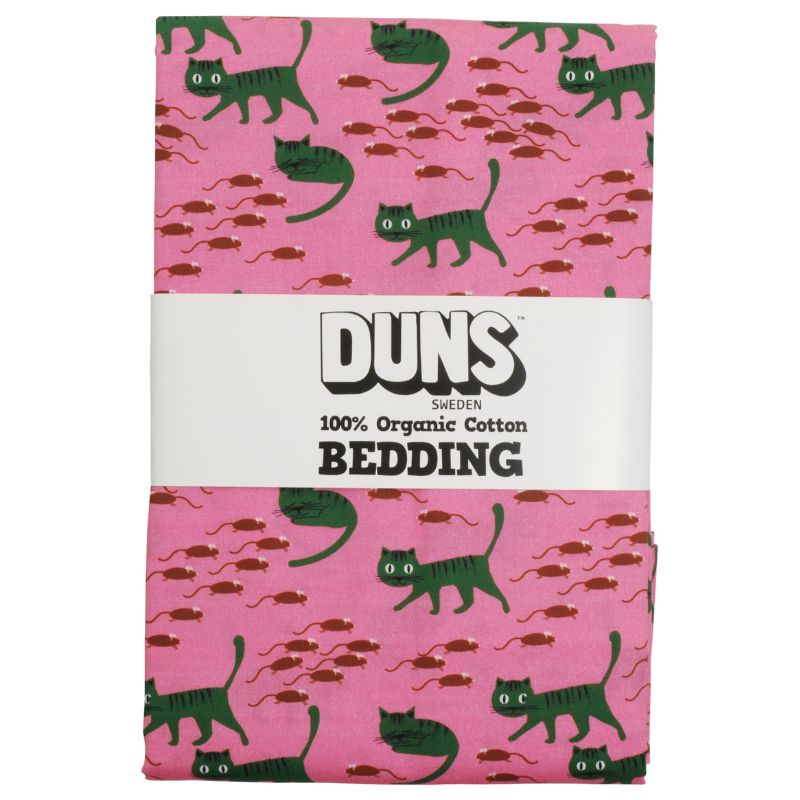 DUNS Sweden Cat Bedding - Pink - Single Bed