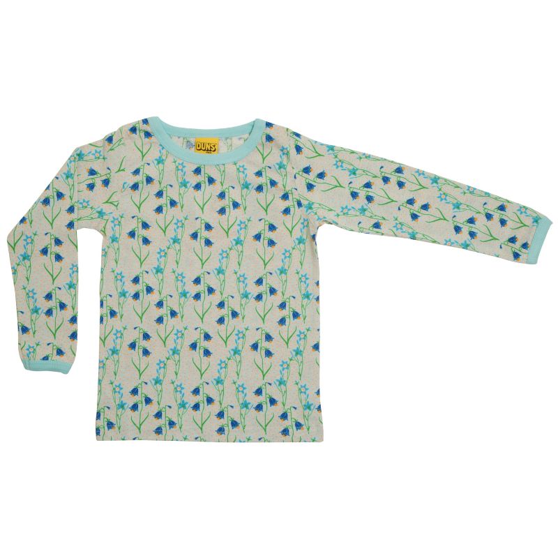 DUNS Sweden Kids Bluebells Long Sleeve Top - Light Blue