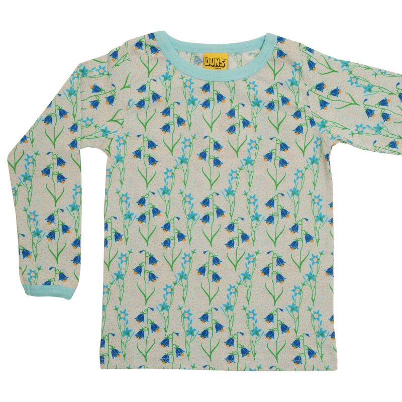 DUNS Sweden Kids Bluebells Long Sleeve Top - Light Blue