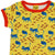 DUNS Sweden Kids Cat T-shirt - Lemon Chrome Yellow