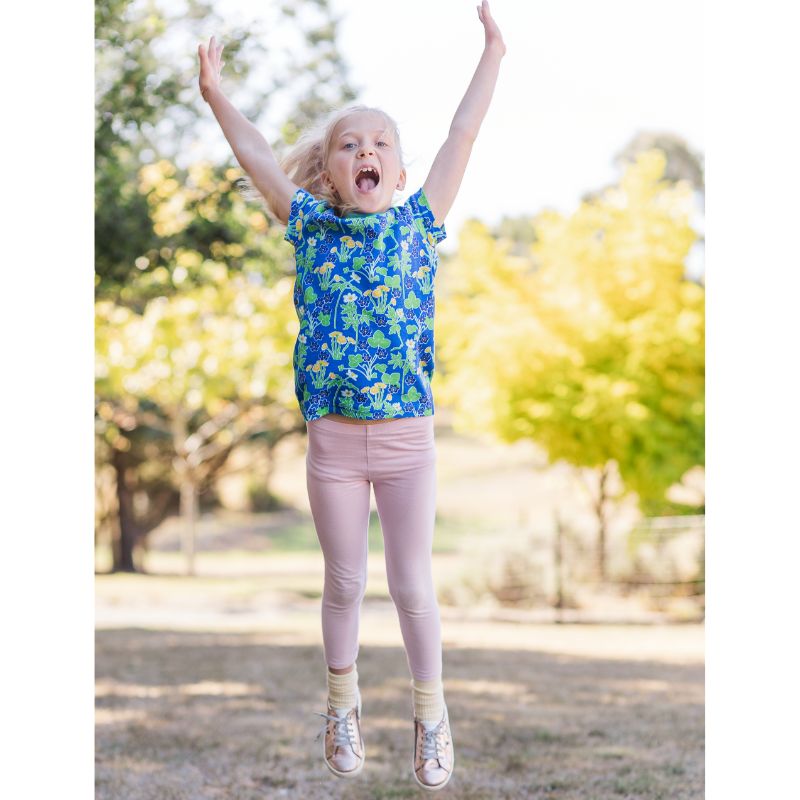 DUNS Sweden Kids Coltsfoot T-shirt - Blue