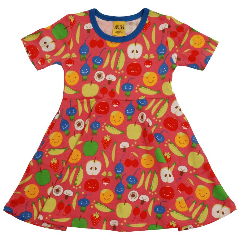 DUNS Sweden Harvest Skater Dress - Pink - Short Sleeve