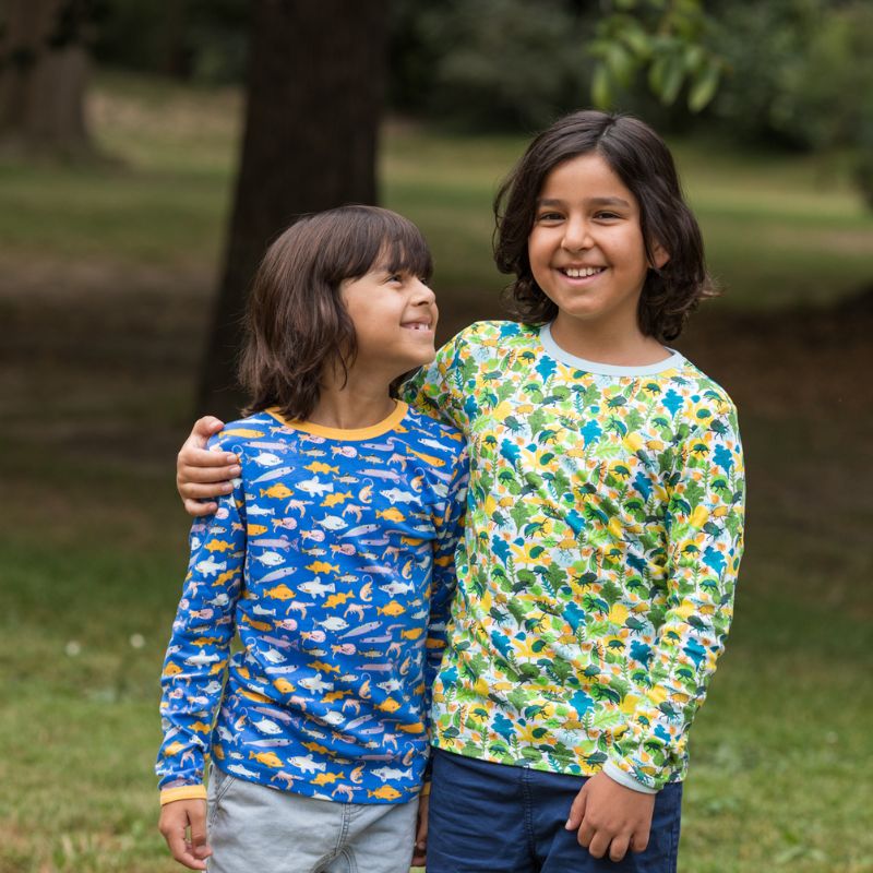 DUNS Sweden Kids Dung Beetle Long Sleeve Top