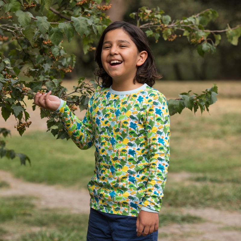 DUNS Sweden Kids Dung Beetle Long Sleeve Top