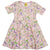 DUNS Sweden Wild Flowers Skater Dress - Short Sleeve - Pink