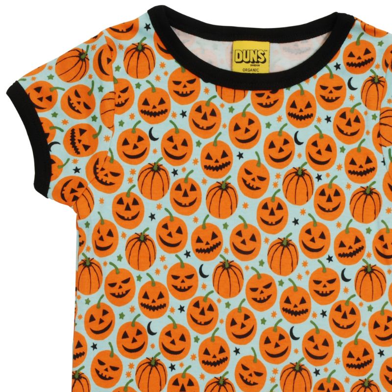 DUNS Sweden Kids Pumpkin T-shirt - Blue Radiance