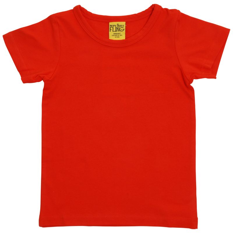 More Than A Fling by DUNS Kids T-shirt - Fiesta Red