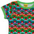 DUNS Sweden Kids Radish T-shirt - Green Rainbow Stripe