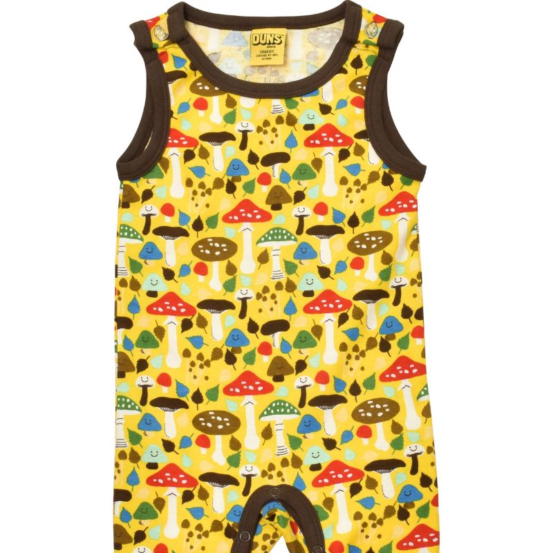 DUNS Sweden Mushroom Dungarees - Yellow