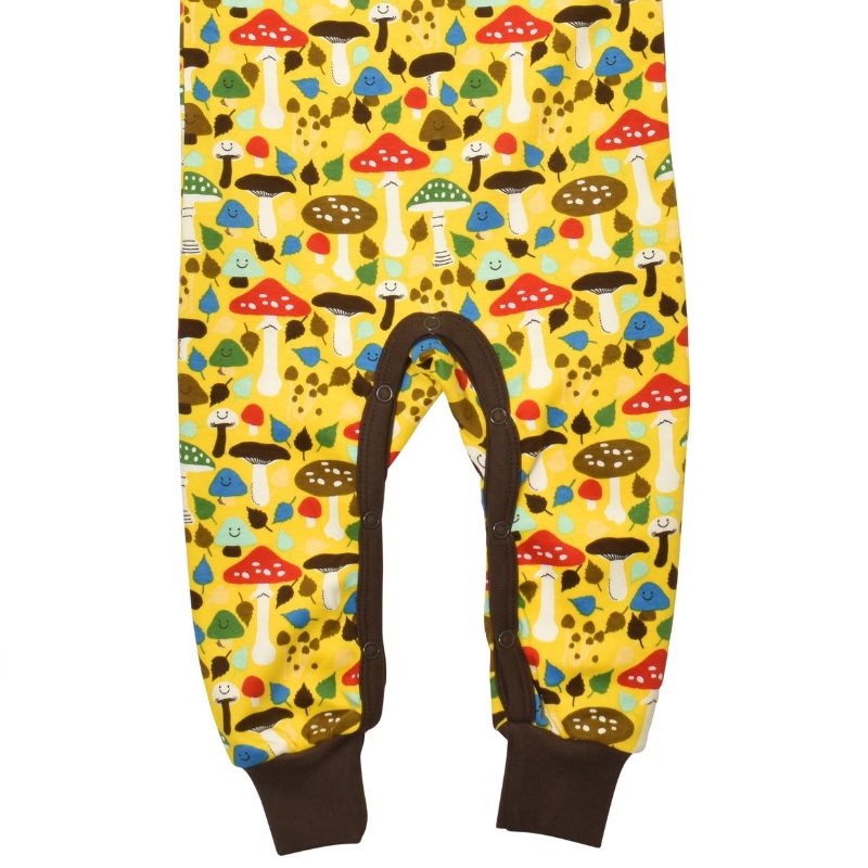 DUNS Sweden Mushroom Dungarees - Yellow
