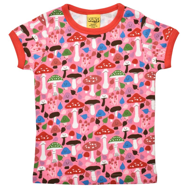 DUNS Sweden Kids Mushroom T-shirt - Pink