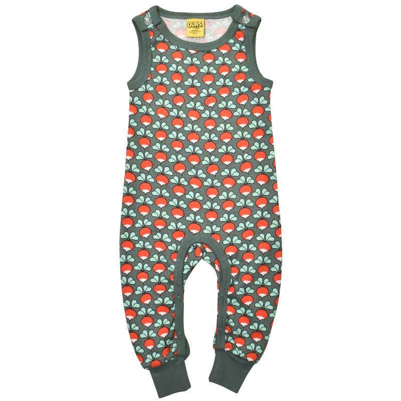 DUNS Sweden Radish Dungarees - Bistro Green