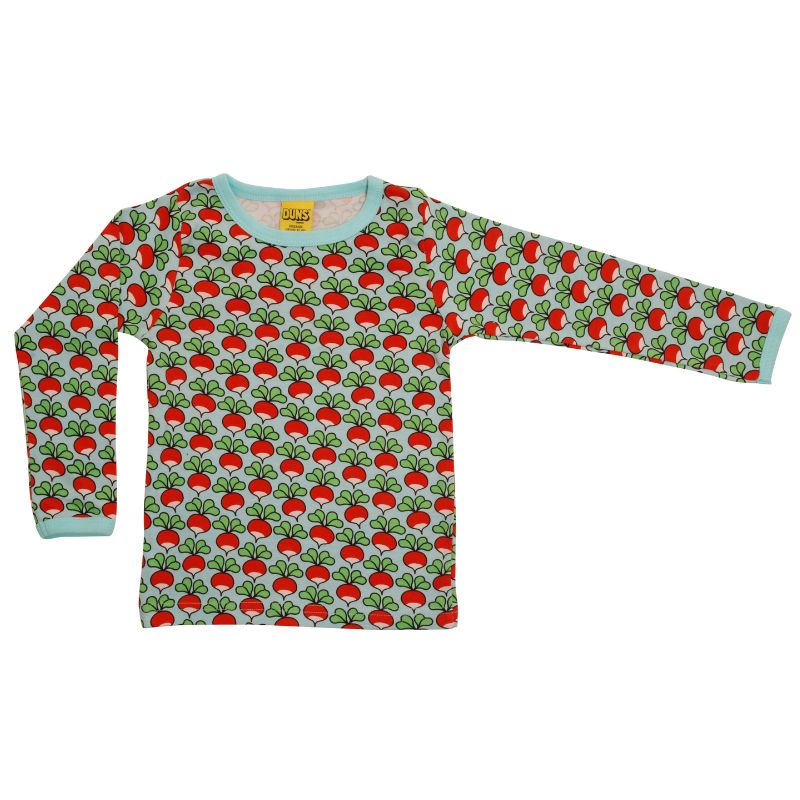 DUNS Sweden Kids Radish Long Sleeve Top - Clearwater Blue