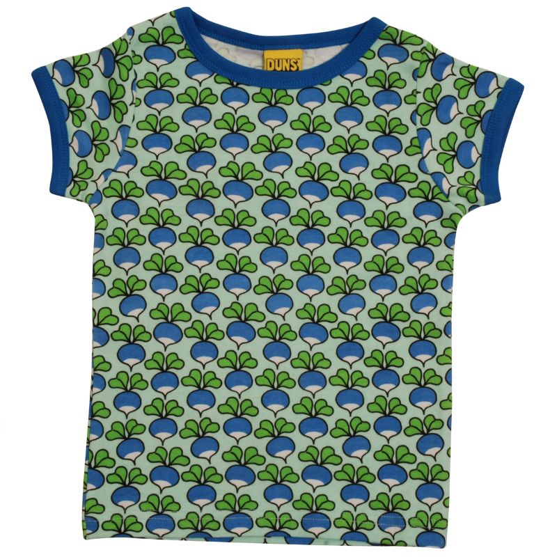 DUNS Sweden Kids Radish T-shirt - Beach Glass Blue