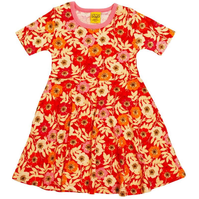 DUNS Sweden Rosehip Skater Dress - Short Sleeve