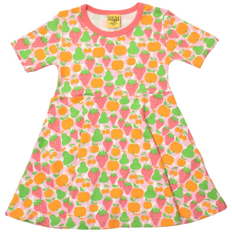 DUNS Sweden Fruit Skater Dress - Short Sleeve - Blushing Pink
