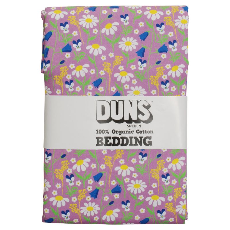 DUNS Sweden Summer Days Floral Bedding - Violet - Single Bed