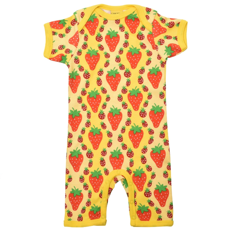 DUNS Sweden Strawberries Summer Suit - Yellow
