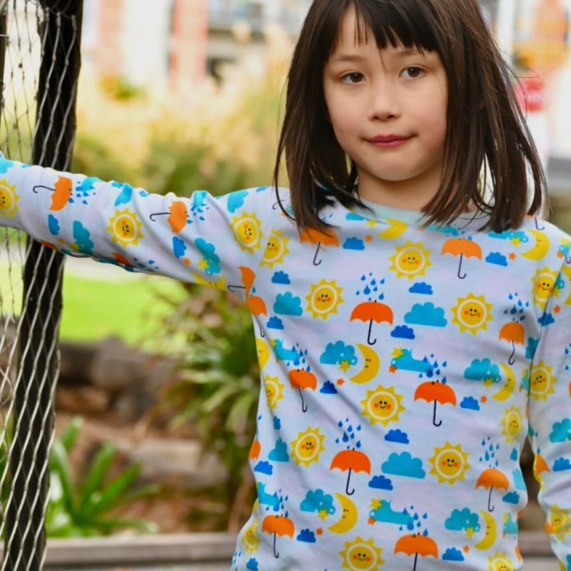DUNS Sweden Kids Sun and Rain Long Sleeve Top