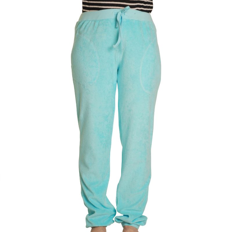 DUNS Sweden Adult Terry Trousers - Button Blue