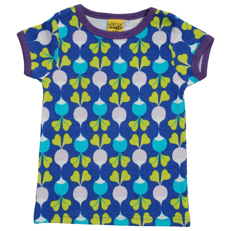 DUNS Sweden Kids Big Radish T-shirt - Blue