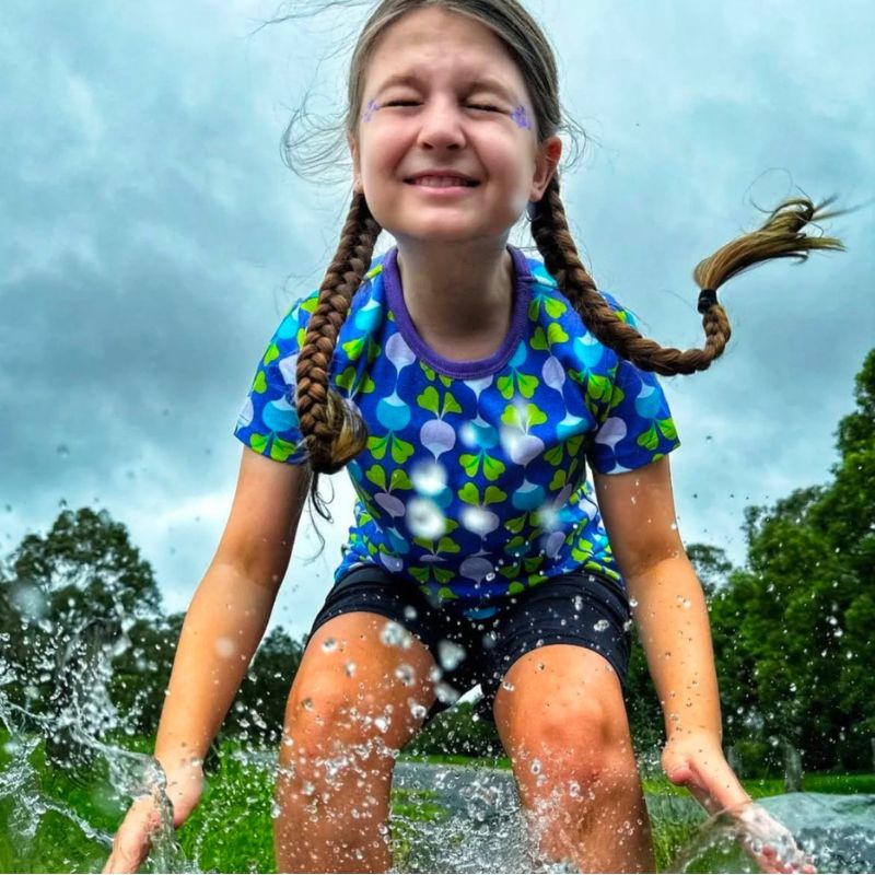 DUNS Sweden Kids Big Radish T-shirt - Blue