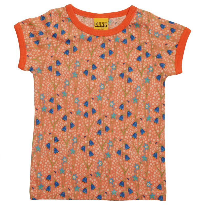 DUNS Sweden Kids Bluebells T-shirt - Peach
