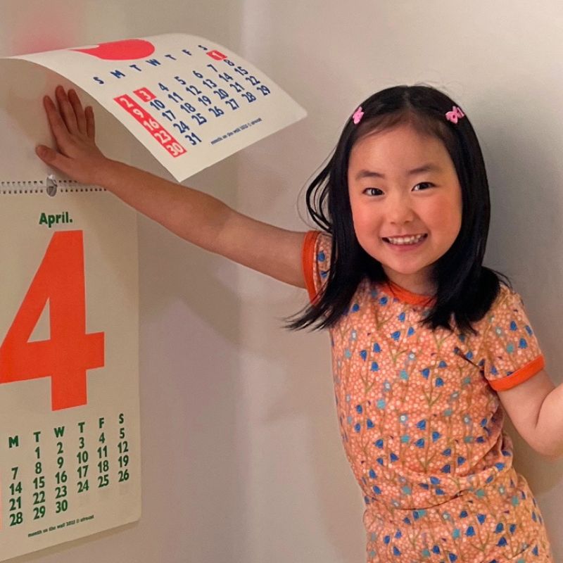 DUNS Sweden Kids Bluebells T-shirt - Peach