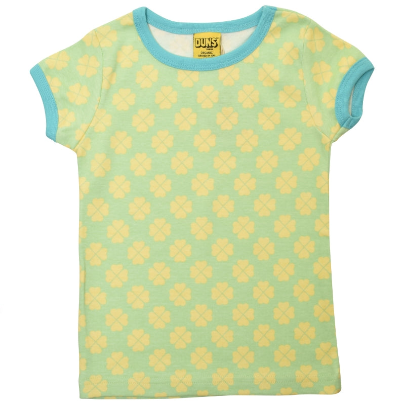 DUNS Sweden Kids Clover T-shirt - Ash Green