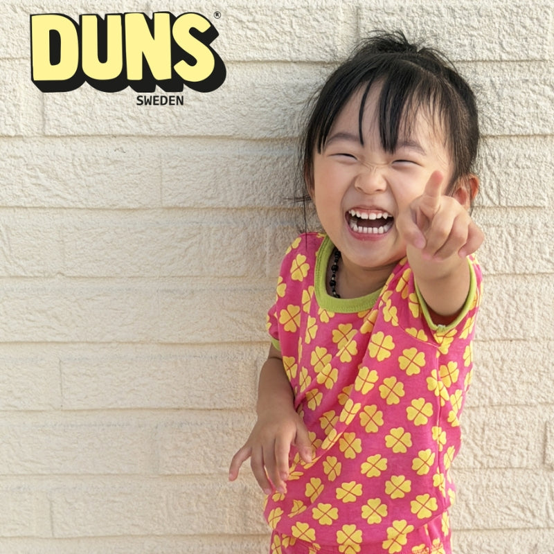 DUNS Sweden Kids Clover T-shirt - Hot Pink