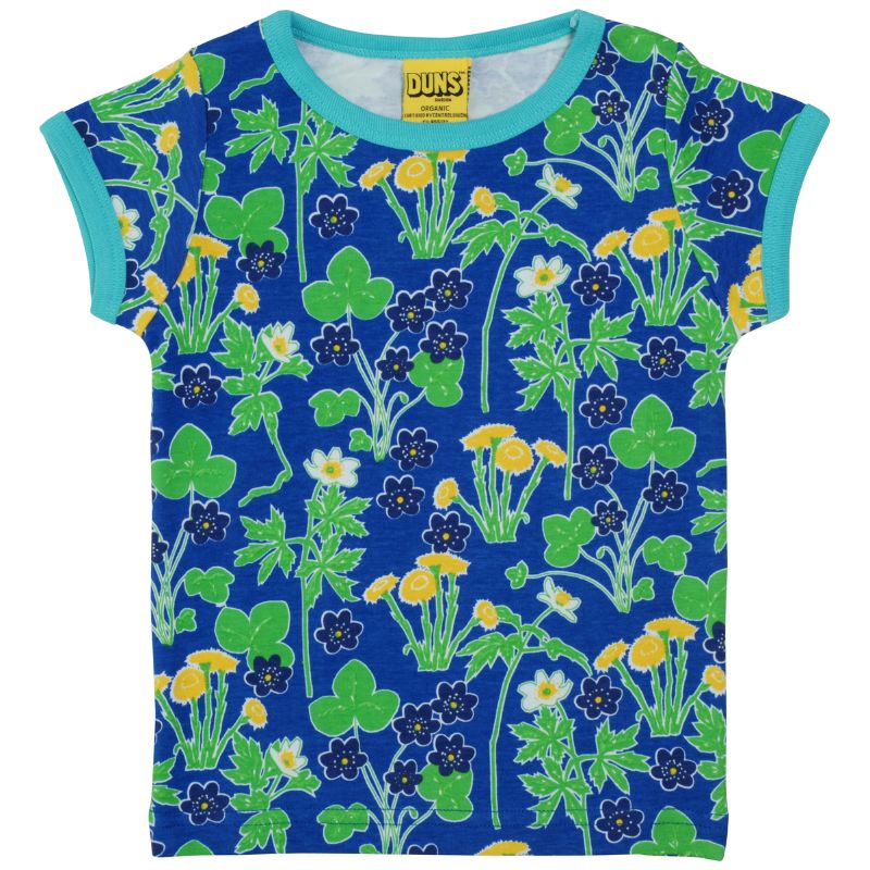 DUNS Sweden Kids Coltsfoot T-shirt - Blue