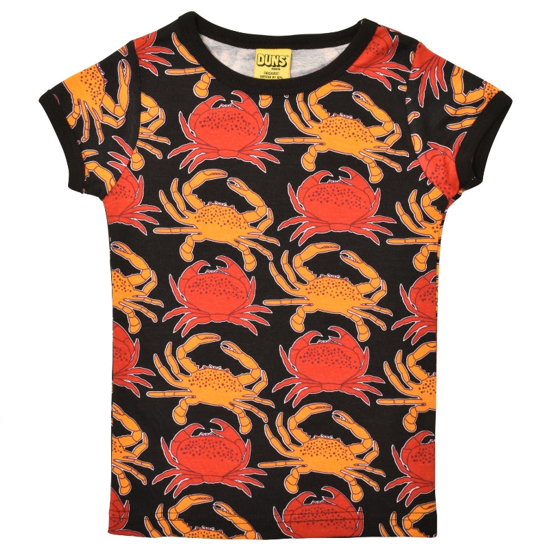 DUNS Sweden Kids Crab T-shirt - Black