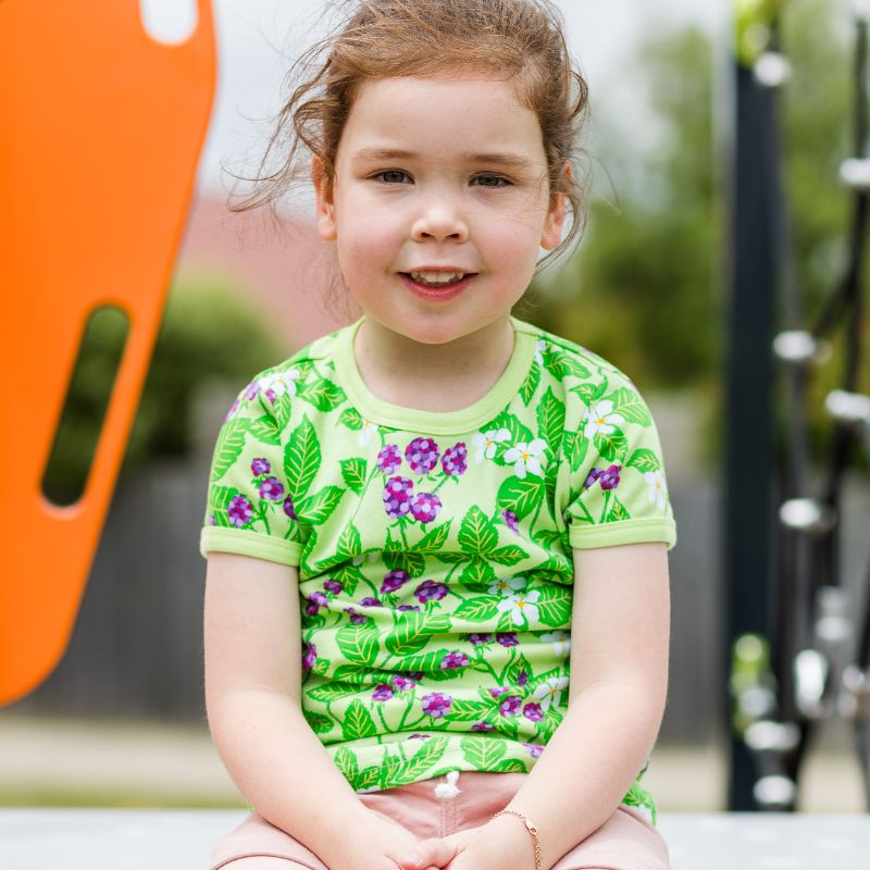 DUNS Sweden Kids Dewberry T-shirt - Green