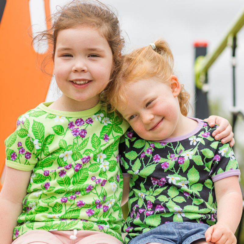 DUNS Sweden Kids Dewberry T-shirt - Green