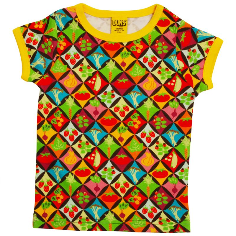 DUNS Sweden Kids Harlequin Veggies T-shirt