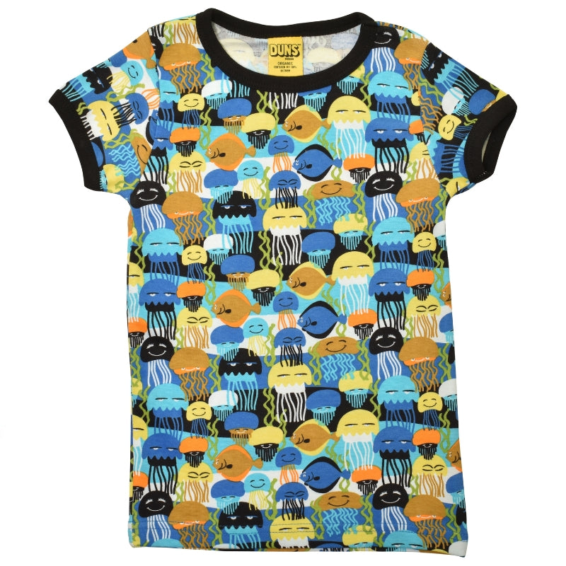 DUNS Sweden Kids Jellyfish T-shirt - Black