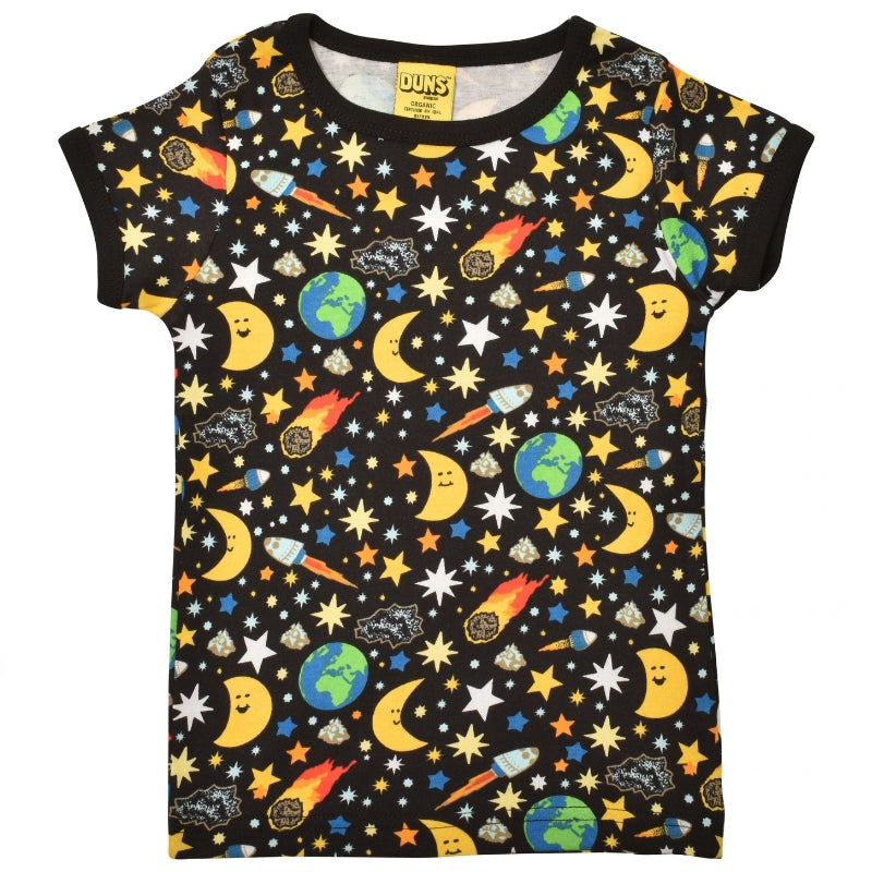 DUNS Sweden Kids Mother Earth T-shirt - Black