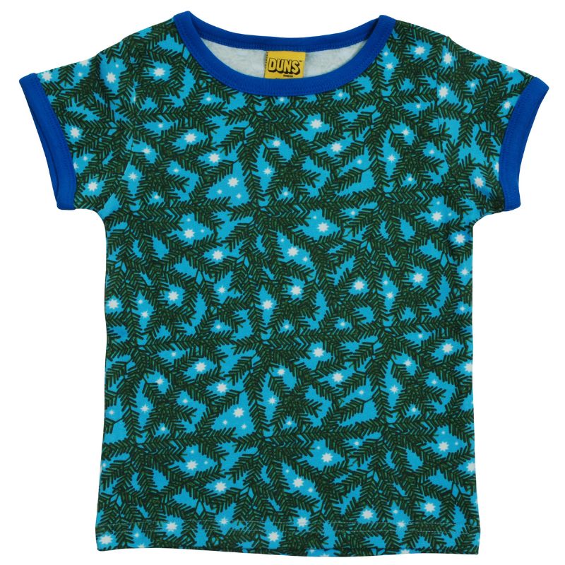 DUNS Sweden Kids Pine Needle T-shirt - Blue