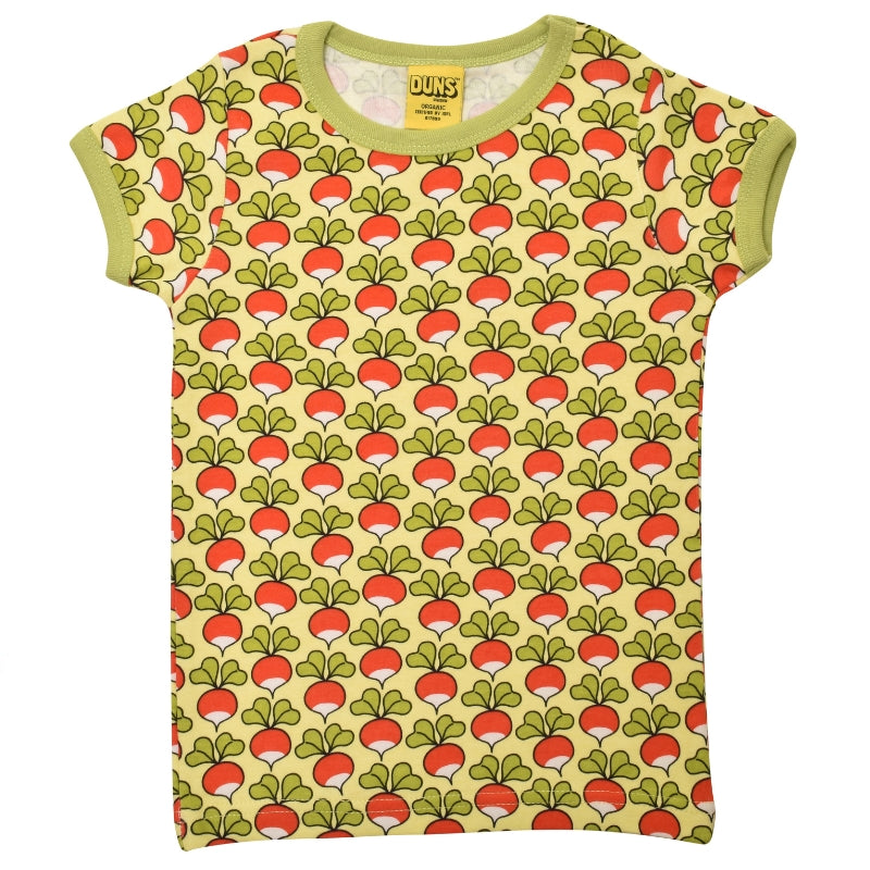DUNS Sweden Kids Radish T-shirt - Citron