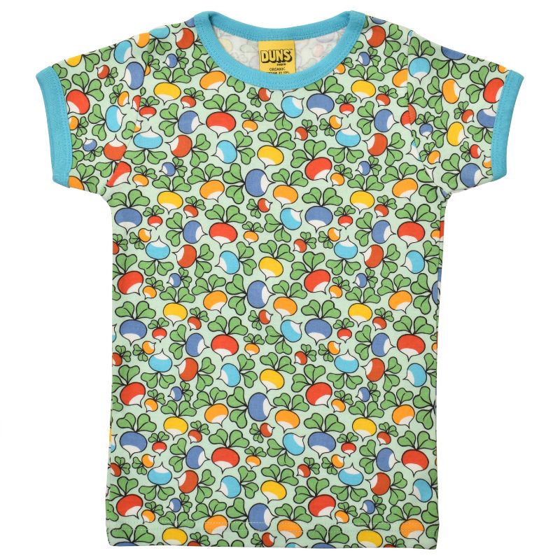 DUNS Sweden Kids Jumble Radish T-shirt - Blue