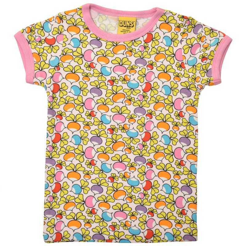 DUNS Sweden Kids Jumble Radish T-shirt - Pink